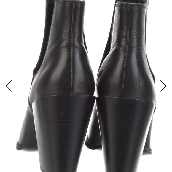 AllSaints Black Leather Chelsea Ankle Boots – Women’s 7 / IT 37 - Picture 5 of 6